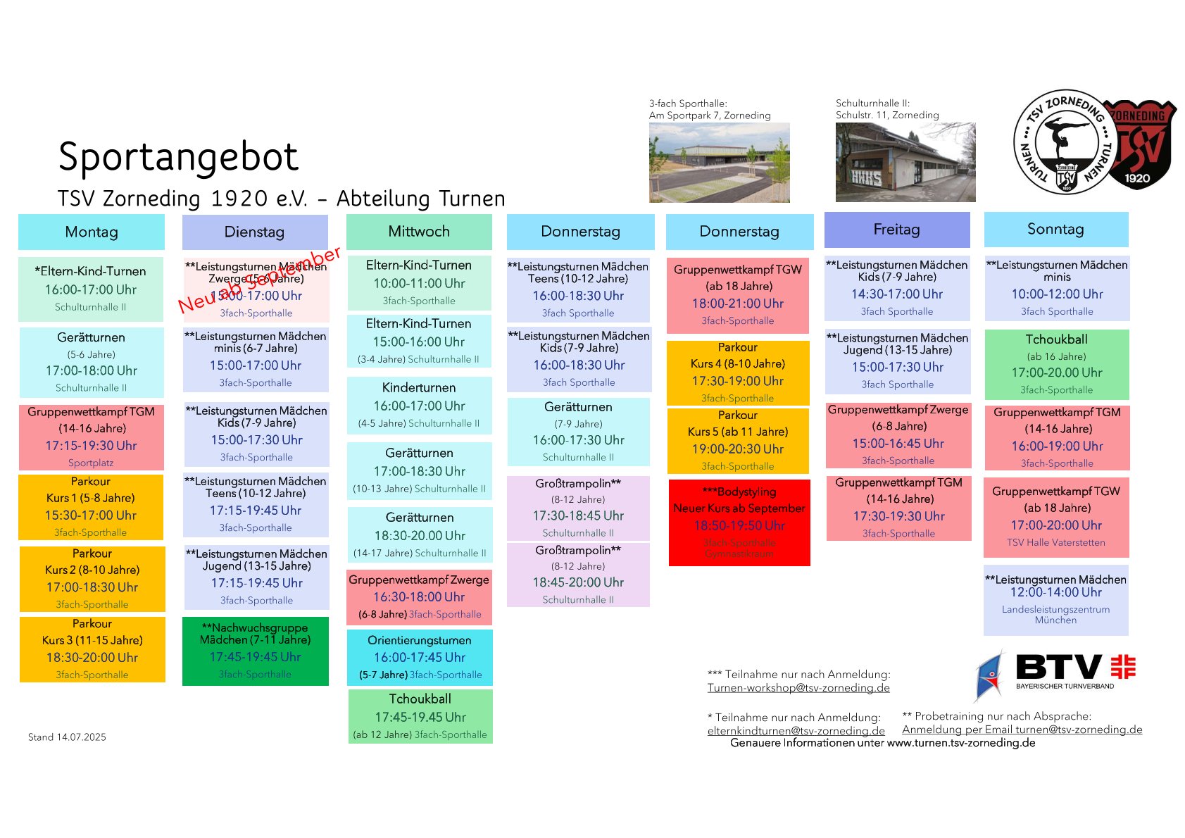 Sportangebot TU14072025
